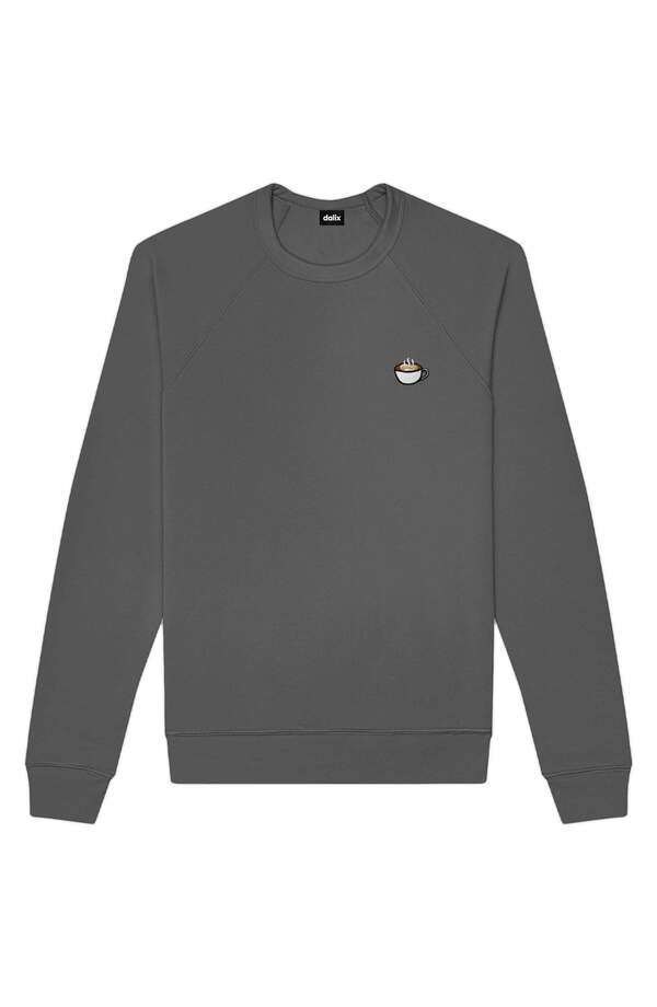 ダリックス メンズ アウター パーカー・スウェット シャツ キャップ フリース Dalix Cappuccino Fleece Sweatshirt Asphalt Gray グレー|ReVida 店