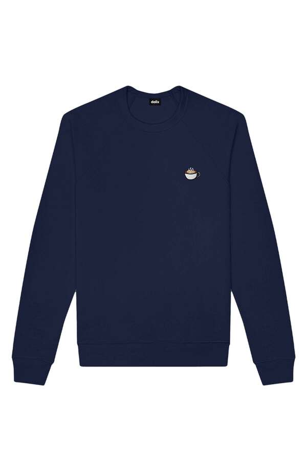 ダリックス メンズ アウター パーカー・スウェット シャツ キャップ フリース Dalix Cappuccino Fleece Sweatshirt Navy Blue ネイビー｜ReVida 店