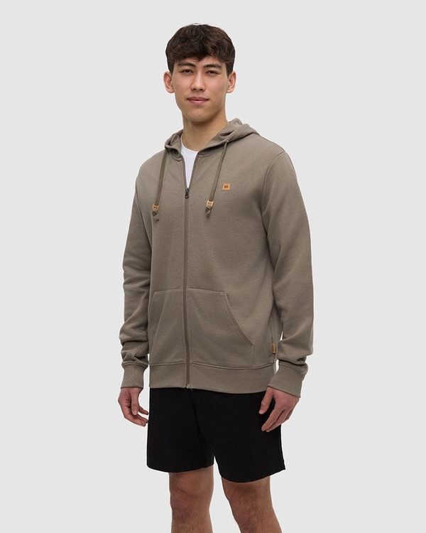 テンツリー メンズ アウター パーカー・スウェット tentree Reynard Zip Hoodie Clay|ReVida 店