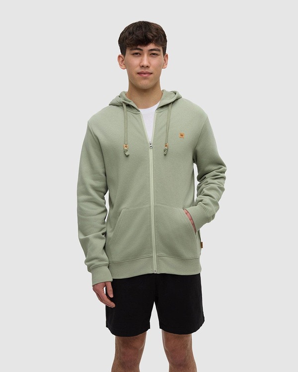 テンツリー メンズ アウター パーカー・スウェット tentree Reynard Zip Hoodie Light Moss｜ReVida 店