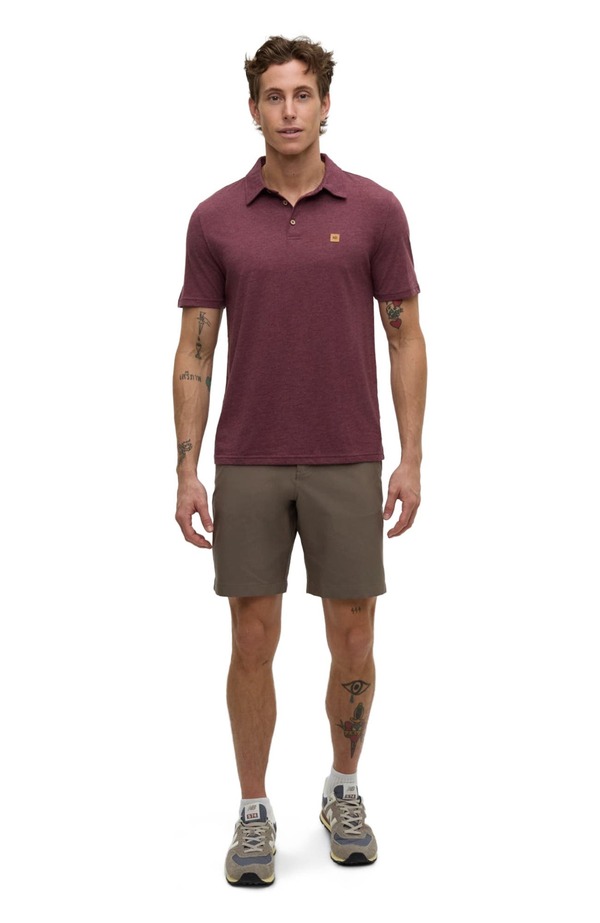 テンツリー メンズ トップス ポロシャツ tentree Astir Polo Rosewood Fleck|ReVida 店