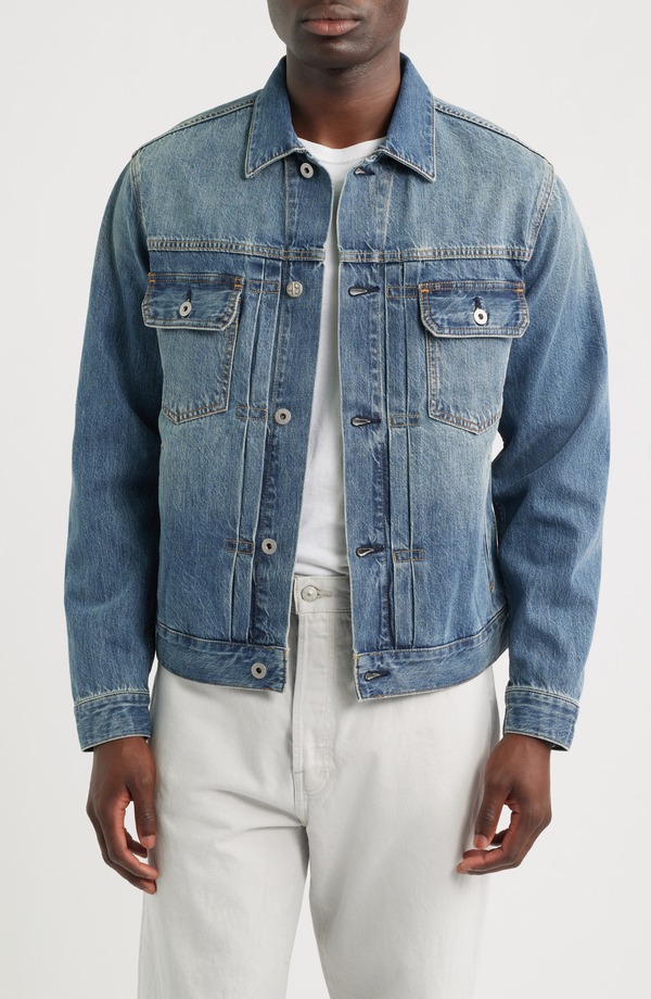 エージー メンズ ボトムス デニムパンツ ジャケット AG Sidenim Trucker Jacket 16 Years Hidden Gems デニム|ReVida 店