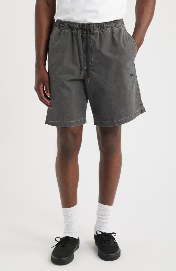 ダークシーズ メンズ ボトムス ハーフパンツ・ショーツ ショートパンツ DARK SEAS Jessup Drawstring Shorts Black ブラック|ReVida 店