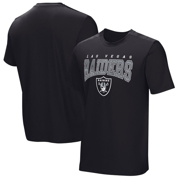 NFL メンズ トップス Tシャツ NFL Men's Black Las Vegas Raiders Home Team Adaptive T-Shirt Black ブラック｜ReVida 店