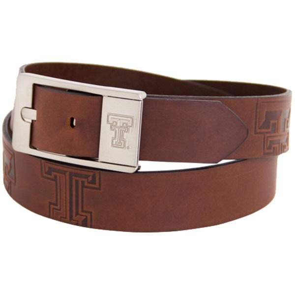 イーグルスウィングス メンズ アクセサリー ベルト レザー EAGLES WINGS Texas Tech Red Raiders Brandish Leather Belt - Brown ブラウン｜ReVida 店