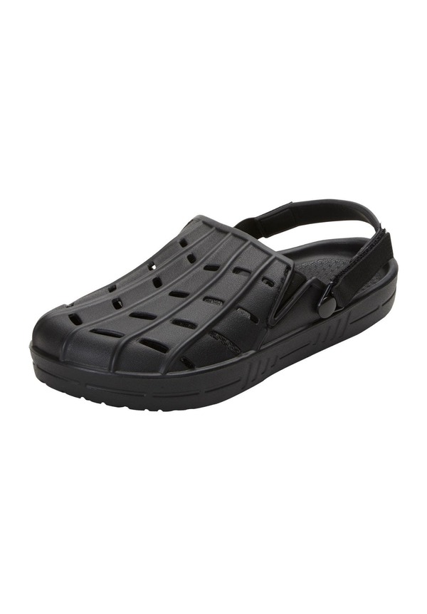 キングサイズ メンズ シューズ スリッポン・ローファー KingSize All-Terrain Water Clogs Black ブラック｜ReVida 店