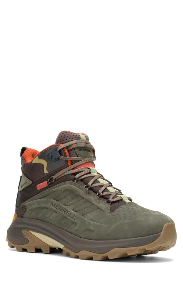 メレル メンズ シューズ ブーツ・レインブーツ Merrell Moab Speed 2 Waterproof Hiking Boot Olive オリーブ