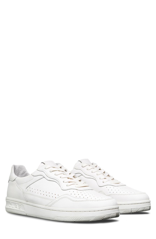 クラエ メンズ シューズ スニーカー なめし革 CLAE Haywood Leather Sneaker Triple White Leather 白いこと メンズ靴-靴