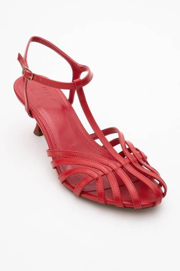 プロローグシューズ レディース サンダル Prologue Shoes Felip Strappy Sandal (Women) Red レッド|ReVida 店