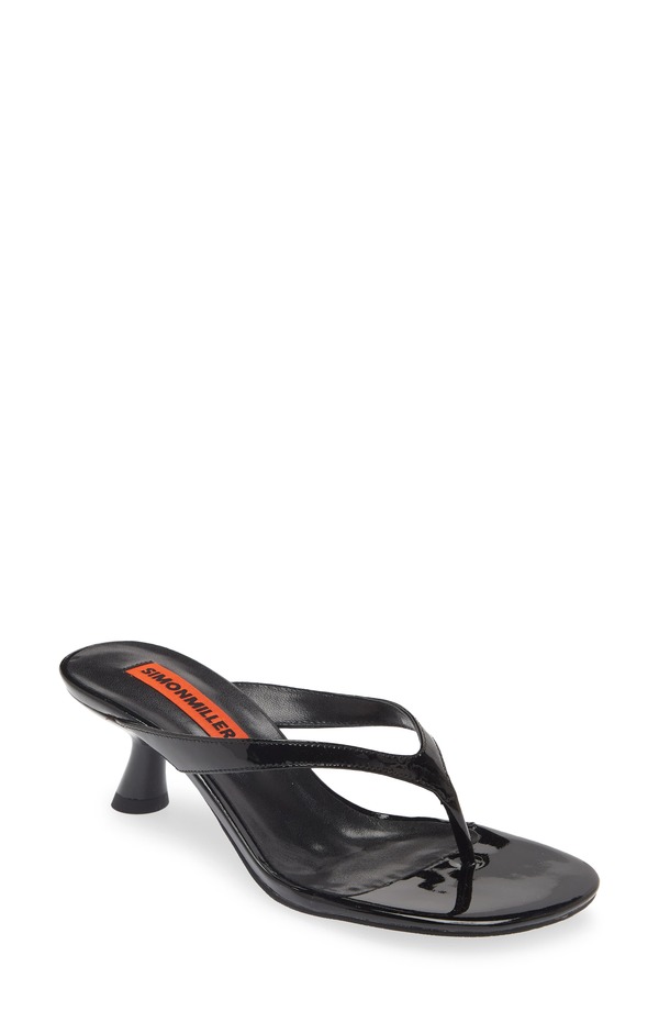 サイモンミラー レディース シューズ ヒール サンダル Simon Miller Beep Slide Sandal (Women) BLACK ブラック｜ReVida 店