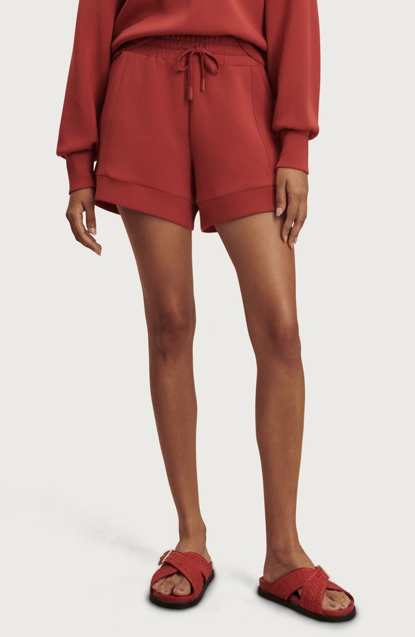 バーレイ レディース ボトムス ハーフパンツ・ショーツ ハイウエスト ショートパンツ Varley Atrium High Waist Shorts BOSSA NOVA｜ReVida 店