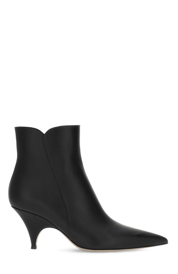 ジャンヴィト ロッシ レディース シューズ スニーカー ブーツ Gianvito Rossi Sofia Bootie 70 (Women) Black Leather ブラック|ReVida 店