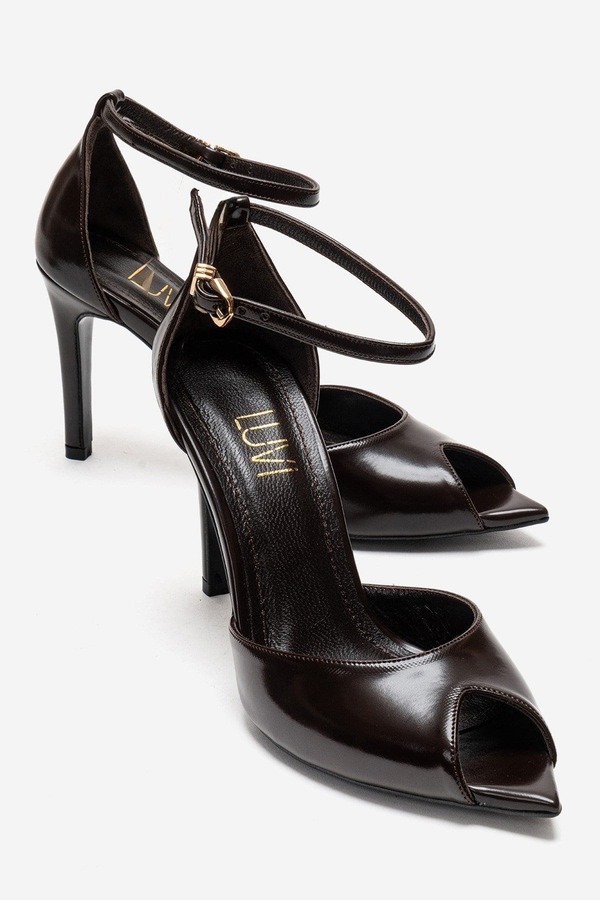 プロローグシューズ レディース パンプス Prologue Shoes Dona Stiletto Pump Brown ブラウン|ReVida 店