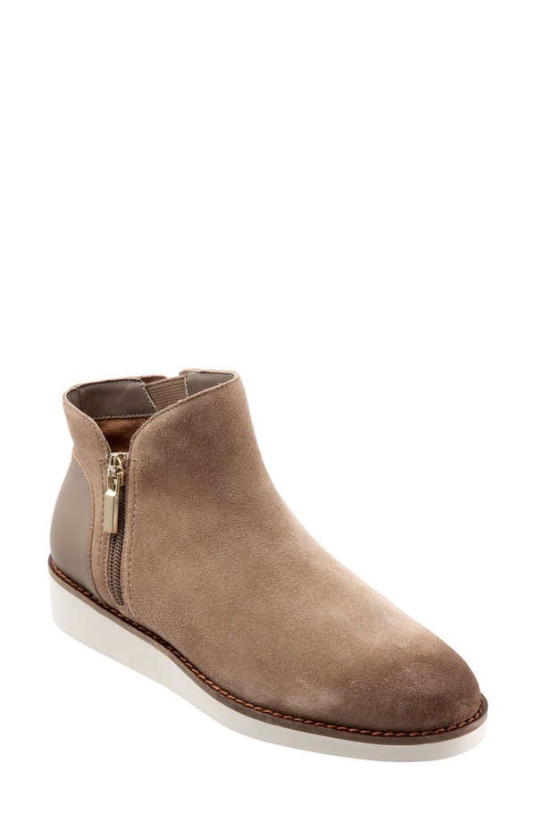 ソフトウォーク レディース シューズ ブーツ・レインブーツ SoftWalk Wesley Bootie (Women) STONE LEATHER ストーン｜ReVida 店 31,070円