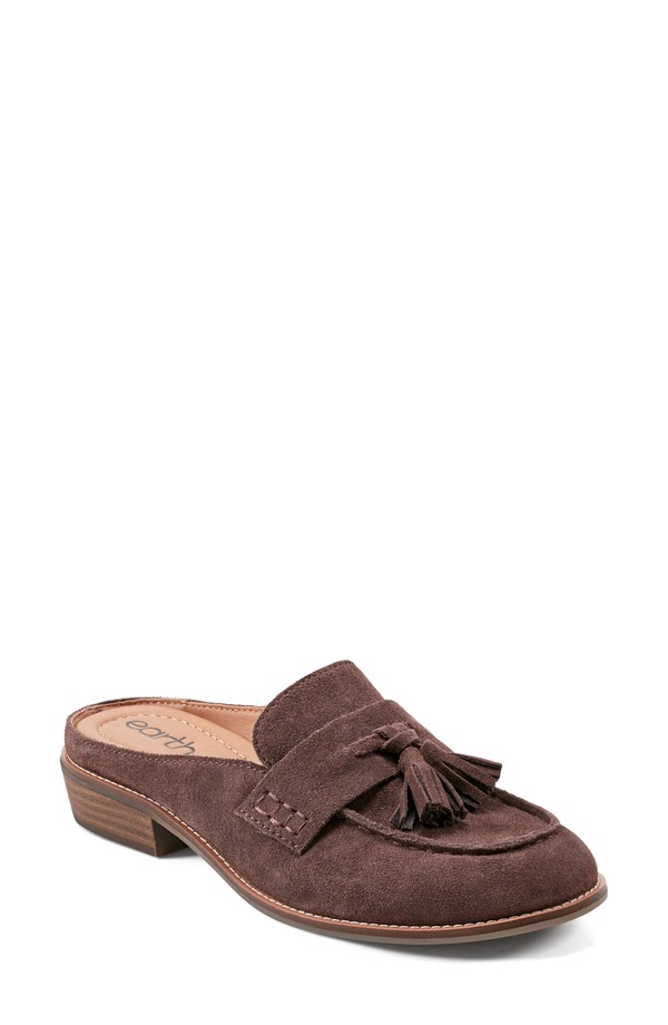 アース レディース シューズ ヒール Earth Everettassle Mule (Women) DARK BROWN ブラウン|ReVida 店