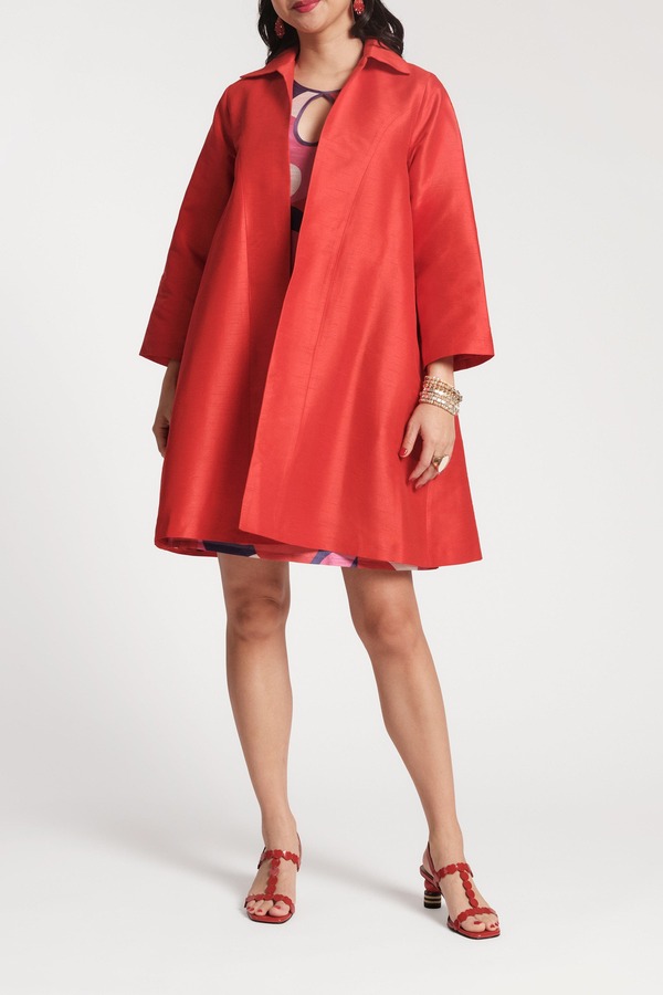 フランセスバレンタイン レディース アウター ジャケット・ブルゾン Frances Valentine Charlotte Toppe red レッド｜ReVida 店