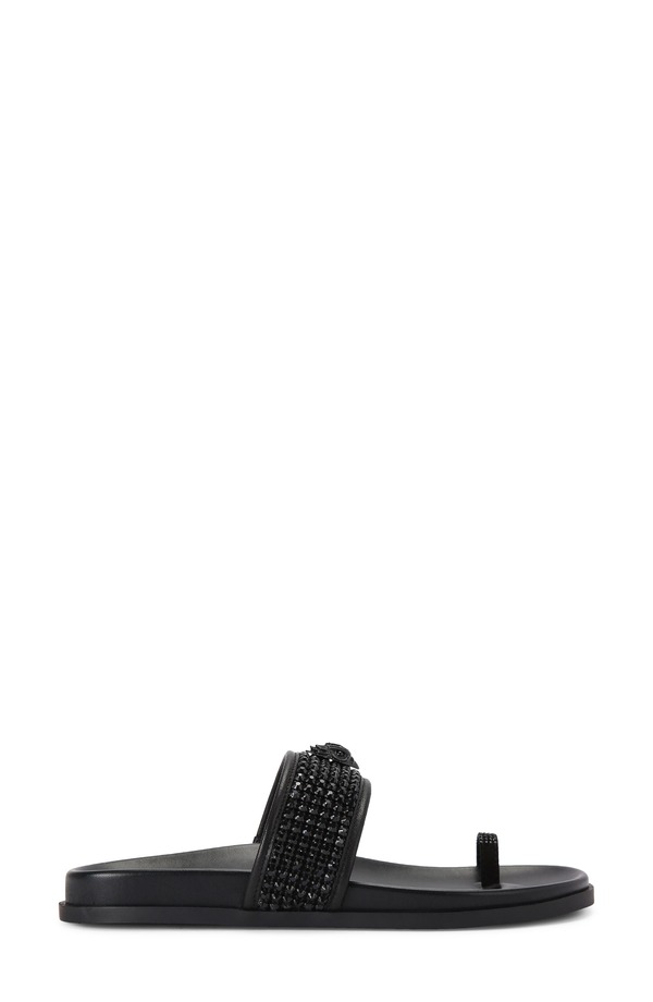 カートジェイガーロンドン レディース シューズ サンダル Kurt Geiger London Slide Sandal (Women) BLACK ブラック|ReVida 店