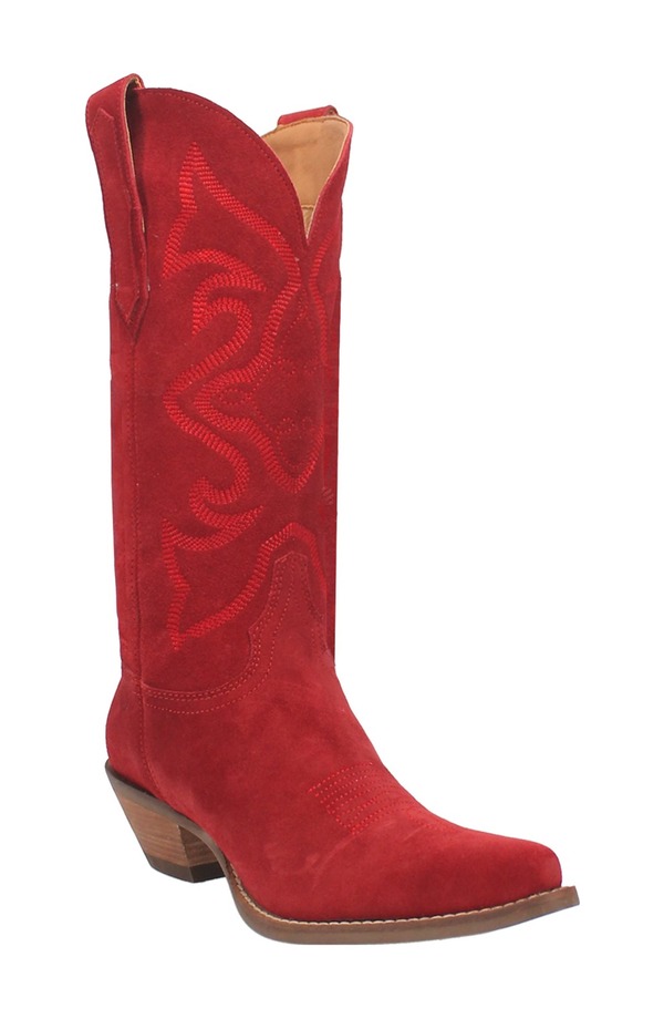 ディンゴ レディース シューズ ブーツ・レインブーツ Dingout West Cowboy Boot (Women) RED レッド｜ReVida 店