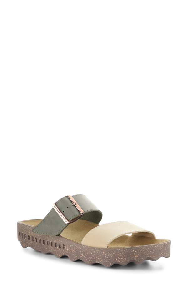 フライロンドン レディース シューズ サンダル プラットフォーム Asportuguesas by Fly London Coly Platform Slide Sandal (Women) 024 KHAKI/ SAND カーキ|ReVida 店