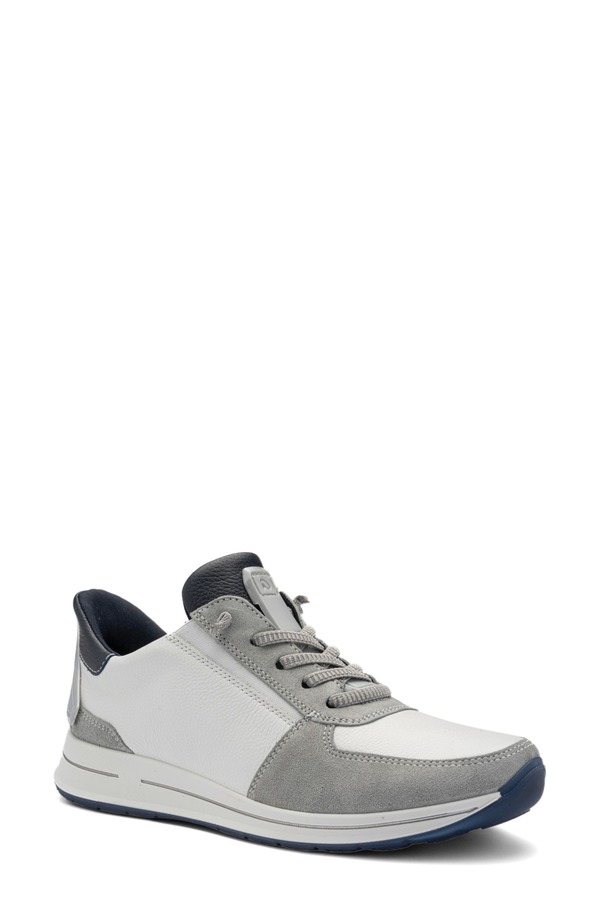 アラ レディース シューズ スニーカー ara Ovation Sneaker (Women) DUSTY/ WHITE W/ BLUE ホワイト｜ReVida 店
