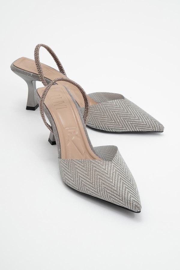 プロローグシューズ レディース ヒール Prologue Shoes Renos Pointed Toe Pumplatinum|ReVida 店
