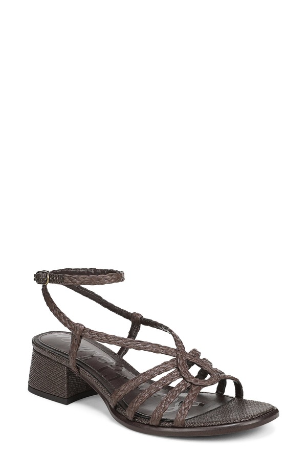 サムエデルマン レディース シューズ ヒール サンダル アンクル Sam Edelman Fletcher Ankle Strap Sandal (Women) CAF NOIR|ReVida 店