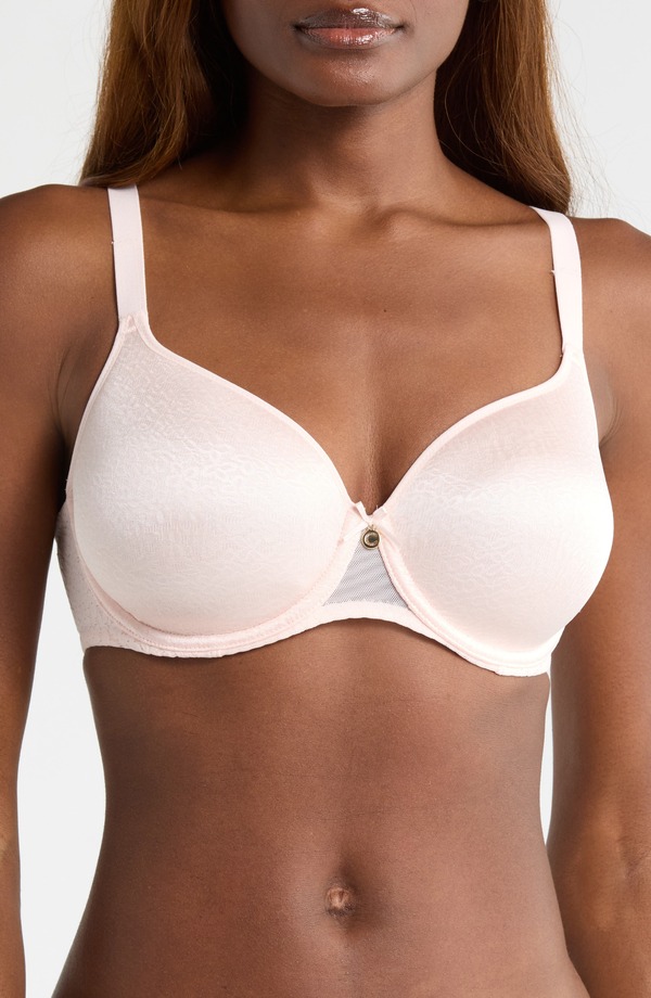 シャンテル レディース トップス Tシャツ ミニ Chantelle Lingerie Norah Comfort Spacer Minimizer T-Shirt Bra BLUSHING PINK ピンク｜ReVida 店