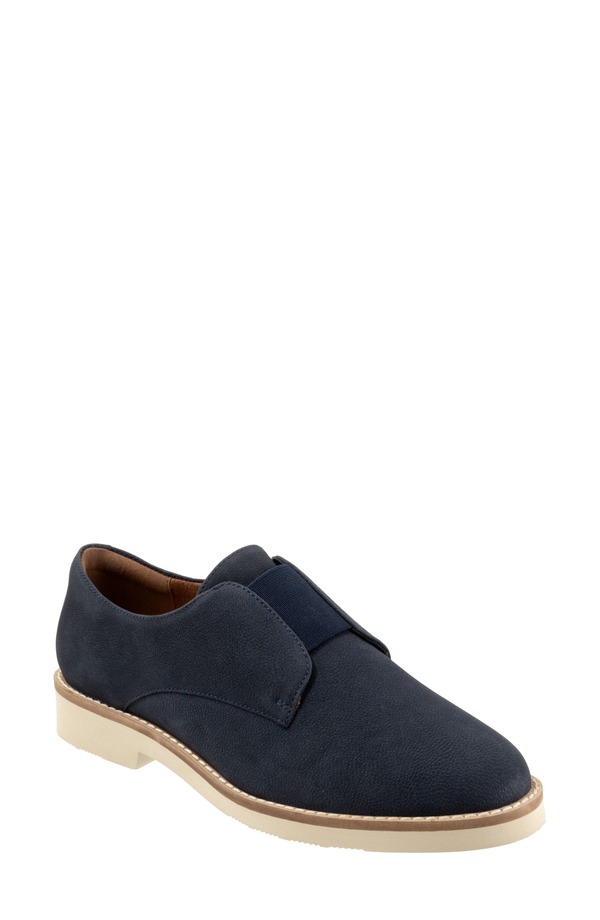 ソフトウォーク レディース シューズ スリッポン・ローファー SoftWalk Wexford Loafer (Women) NAVY NUBUCK ネイビー｜ReVida 店