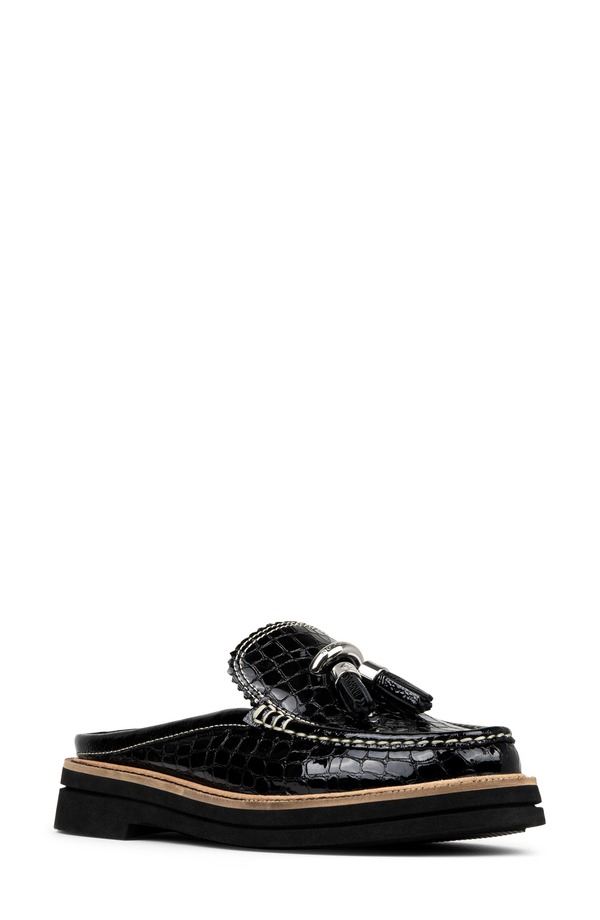 ドナルドプリネール レディース シューズ スリッポン・ローファー Donald Pliner Mule Tasseloafer (Women) BLACK ブラック｜ReVida 店