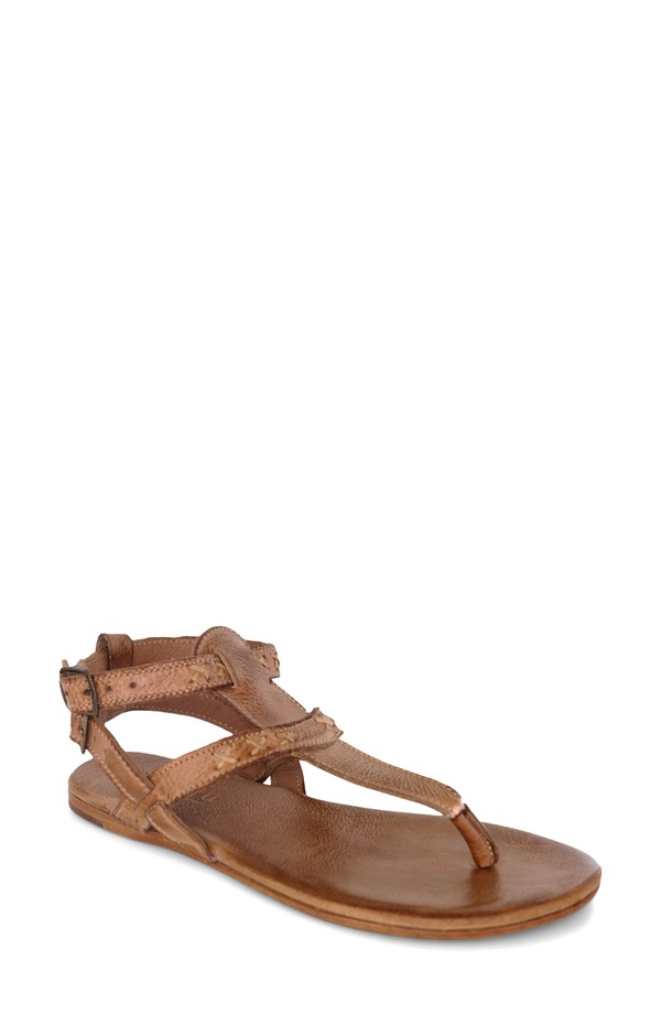 ベッドステュ レディース シューズ サンダル アンクル Bed Stu Moon Ankle Strap Sandal (Women) TAN DIP DYE タン｜ReVida 店
