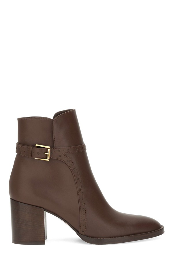 ジャンヴィト ロッシ レディース シューズ スニーカー ブーツ Gianvito Rossi Fes Booties (Women) Brown Calf Leather ブラウン｜ReVida 店