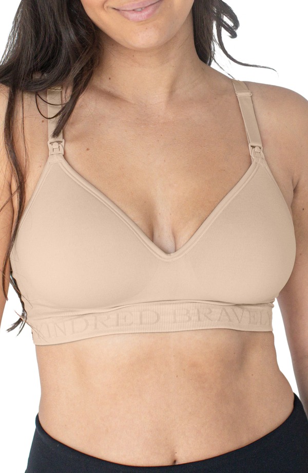 キンドリッド ブレイブリー レディース トップス Tシャツ マタニティ Kind red Bravely Sublime Contour Maternity & Nursing Bra-Sizing Available from B-D Cup (Maternity) BEIGE ベージュ|ReVida 店