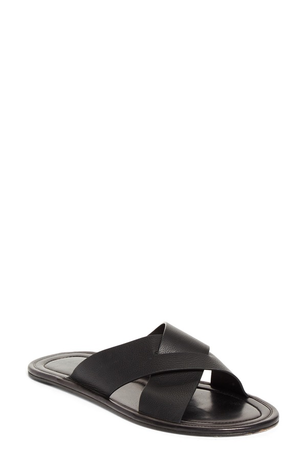 ザ ロウ レディース シューズ スニーカー サンダル The Row Malick Crisscrosslide Sandal (Women) BLACK ブラック|ReVida 店