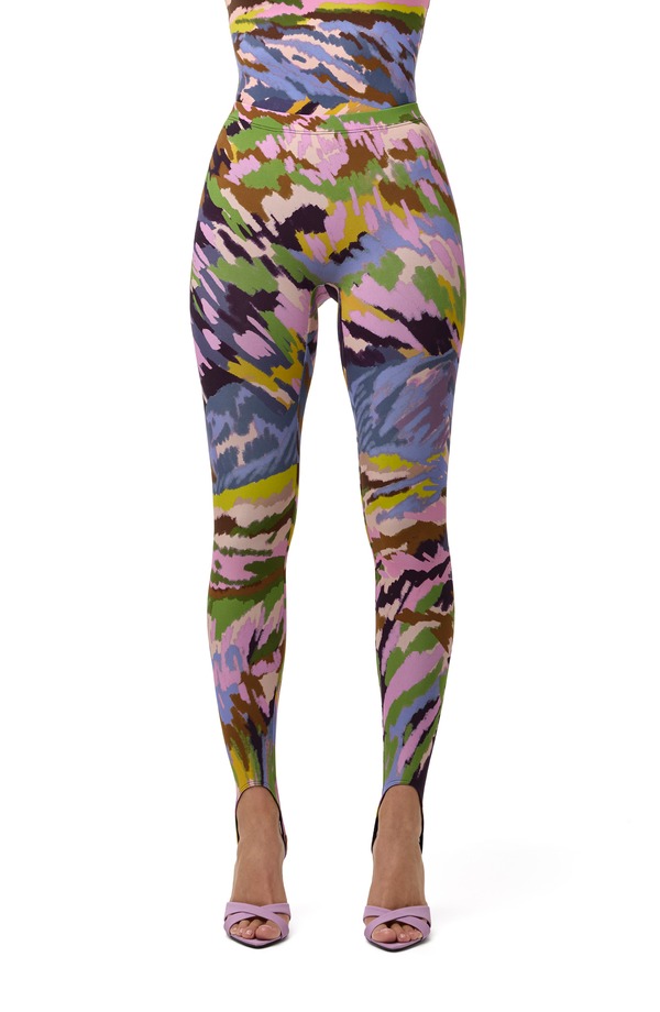 ネイキッドワードローブ レディース ボトムス カジュアルパンツ プリント レギンス Naked Wardrobe Brush Storm Print Stirrup Leggings BRUSH STORM｜ReVida 店