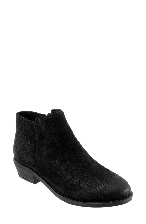 ソフトウォーク レディース シューズ ブーツ・レインブーツ SoftWalk Rocklin 2.0 Bootie (Women) BLACK NUBUCK ブラック｜ReVida 店