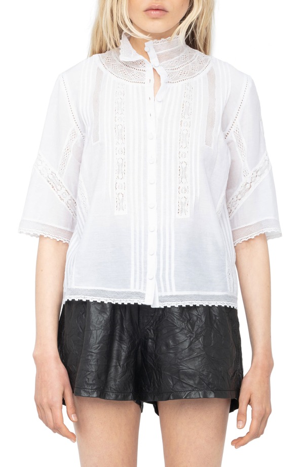 ザディグ エ ヴォルテール レディース トップス シャツ Zadig & Voltaire Tanos Tomboy Button-Up Shirt JUDO|ReVida 店