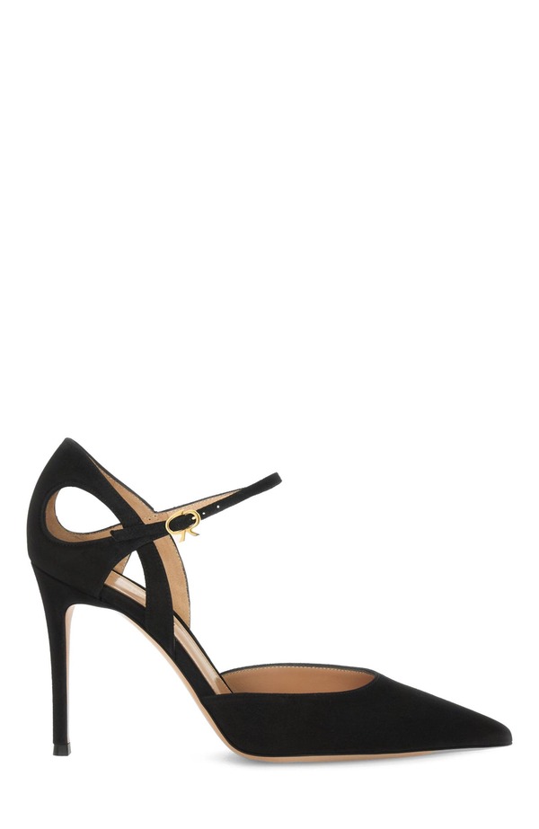 ジャンヴィト ロッシ レディース シューズ スニーカー Gianvito Rossi Charlotte Pump Black Suede ブラック|ReVida 店