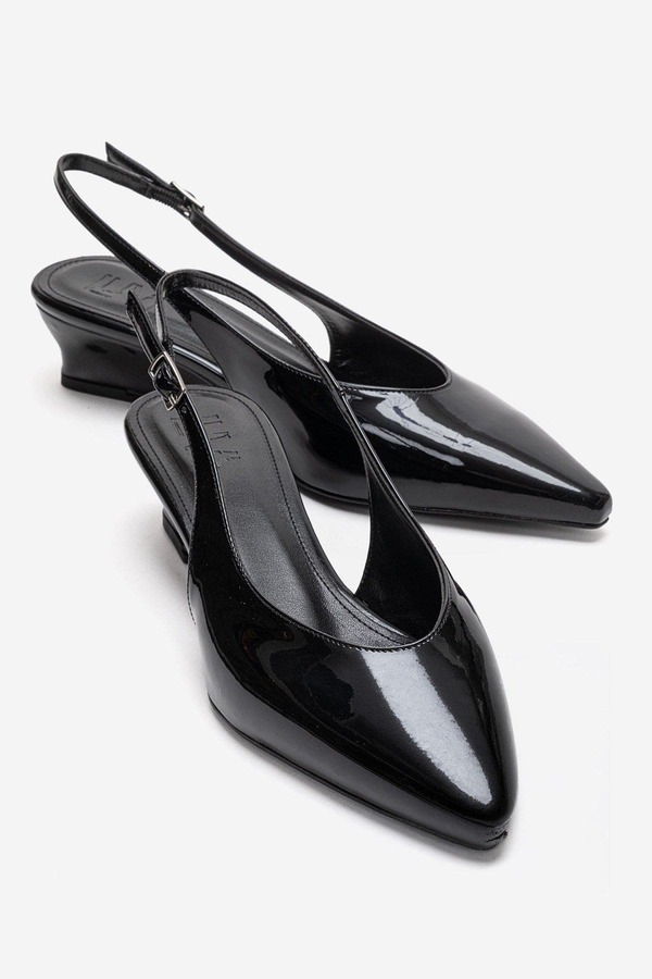 プロローグシューズ レディース パンプス Prologue Shoes Cosella Slingback Pump Black Suede ブラック｜ReVida 店