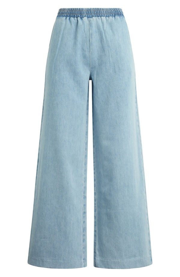 フェイバリット ドーター レディース ボトムス デニムパンツ ワイドレッグ ジーンズ Favorite Daughter The Malibu Wide Leg Jeans OZARK｜ReVida 店