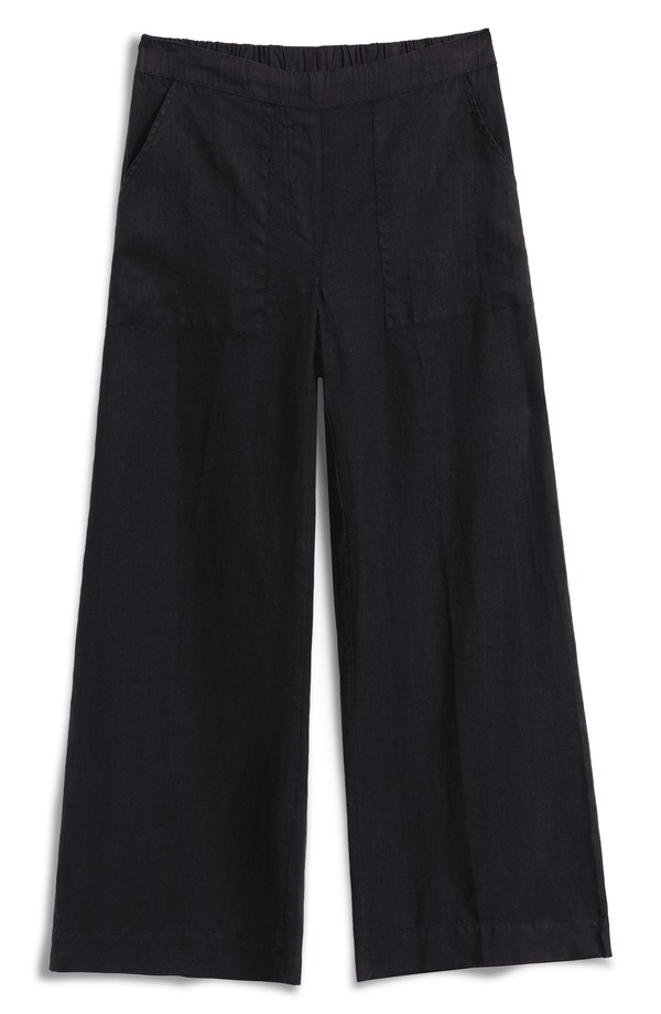 フランク ＆ アイリーン レディース ボトムス カジュアルパンツ リネン Frank & Eileen Pull-On Linen Pants BLACK LINEN ブラック｜ReVida 店 49,680円