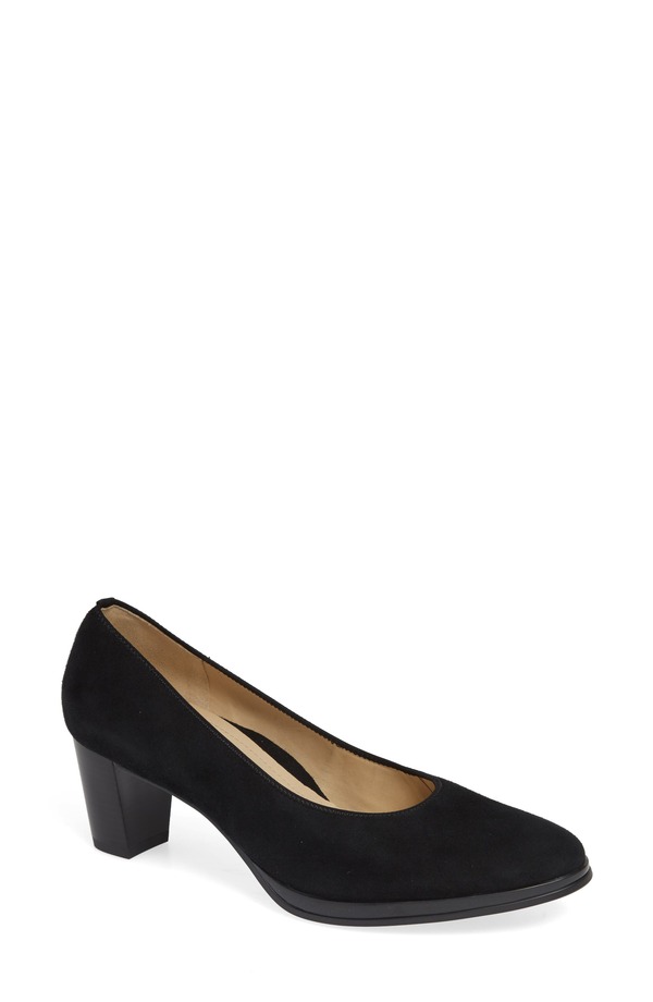 アラ レディース シューズ ヒール ara Ophelia Pump Black/ Black Suede ブラック