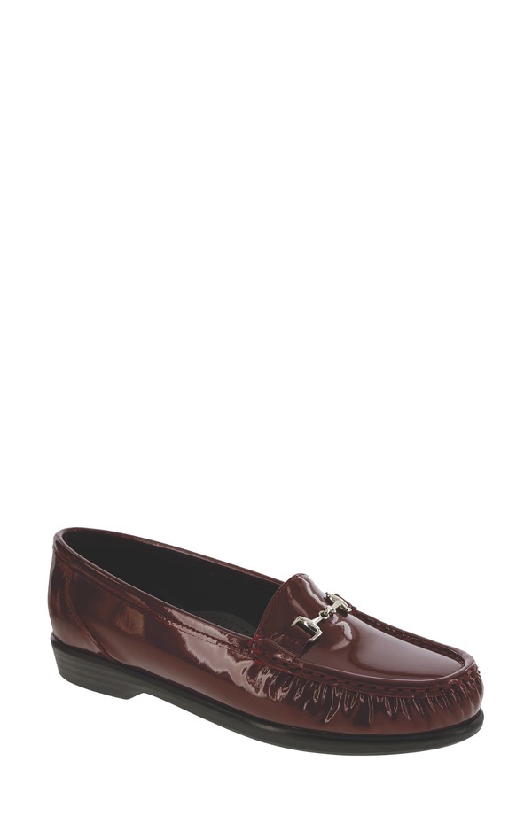 サス レディース シューズ スリッポン・ローファー トール SAS Metro Metallic Loafer Garnet メタリック|ReVida 店