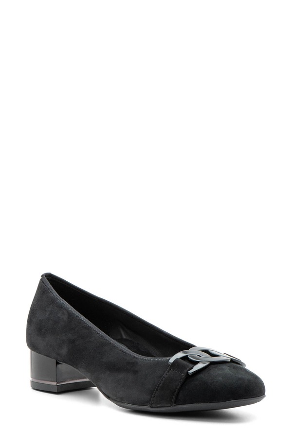 アラ レディース シューズ ヒール ara Gallant Chain Pump Black ブラック