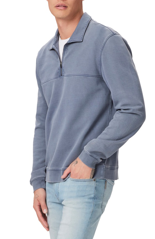 ペイジ メンズ アウター パーカー・スウェット ハーフジップ PAIGE Davion Quarter Zipullover Vintage Ink Pot