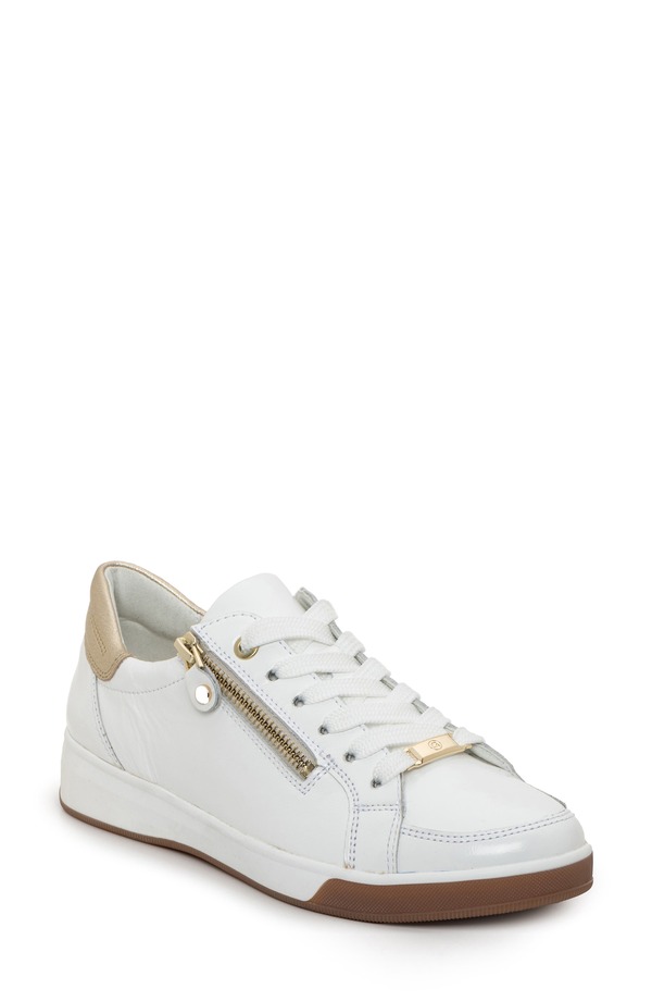 アラ レディース シューズ スニーカー ara Rei Low Sneaker White/ Platino Accents ホワイト