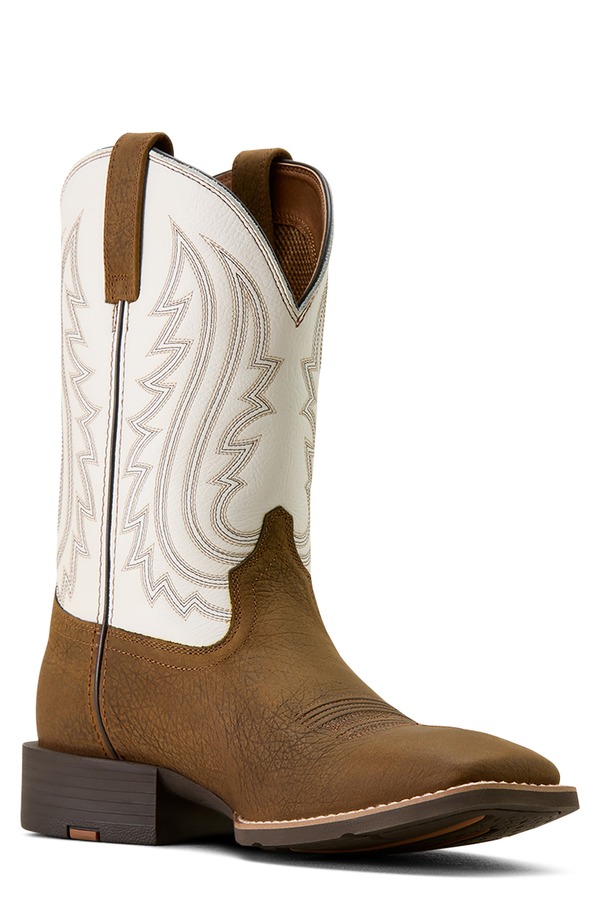 アリアト メンズ シューズ ブーツ・レインブーツ Ariat Big Sport Cowboy Boot Brown/ White 白いこと