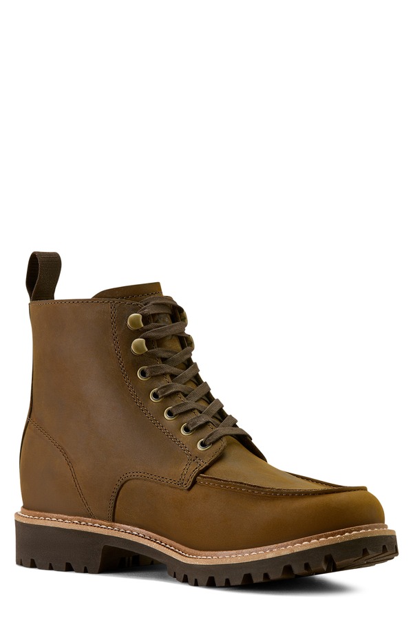 アリアト メンズ シューズ ブーツ・レインブーツ Ariat Split Rock Moc Toe Western Boot Distressedark Wheat