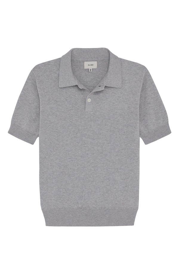 ディーエル 1961 メンズ アウター パーカー・スウェット ポロシャツ コットン DL1961 Cotton & Cashmere Polo Concrete 35,620円