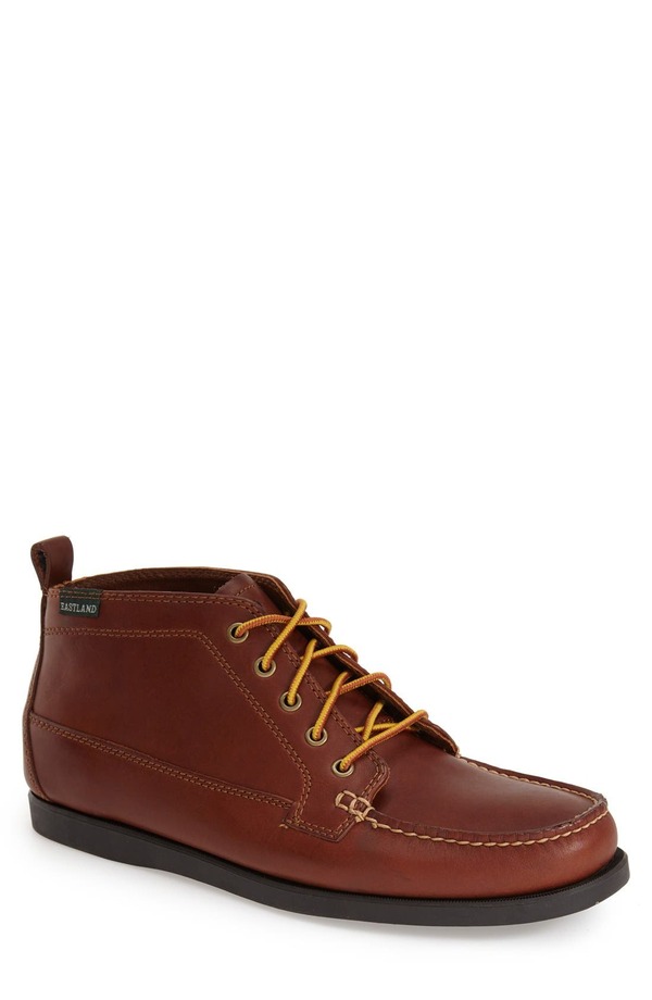 イーストランド メンズ シューズ ブーツ・レインブーツ Eastland 'Seneca' Moc Toe Boot (Men) TAN タン｜ReVida 店