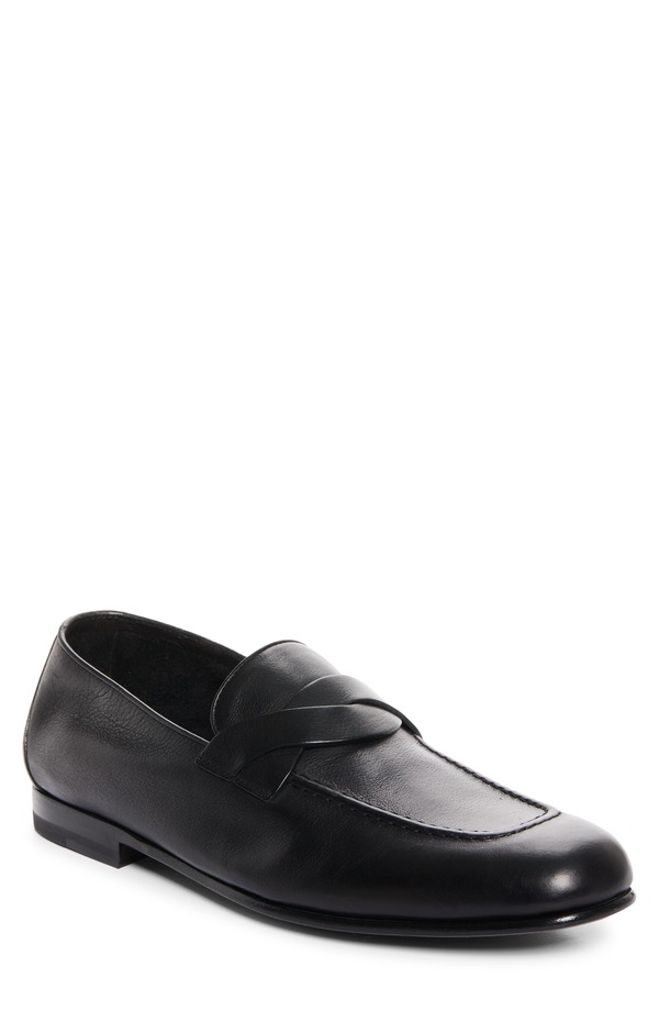 トム・フォード メンズ シューズ スニーカー ローファー TOM FORD Gigi Twist Loafer (Men) NAA BLACK ブラック｜ReVida 店